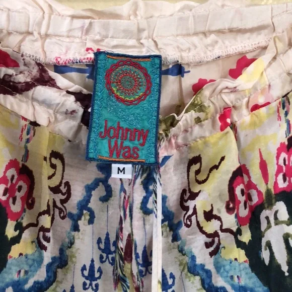 Johnny Was | Printed Silk Pant - Picture 4 of 7